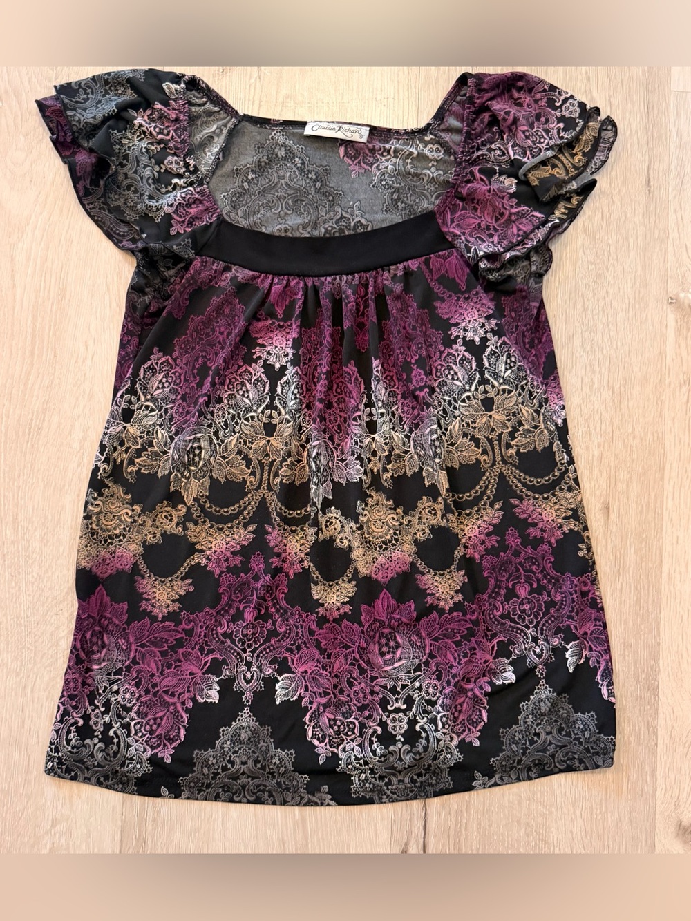 Authentic Vintage Y2K Whimsigoth Babydoll Blouse
